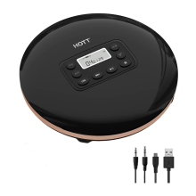 CD711T przenośny odtwarzacz CD z Bluetooth do domu, podróży i samochodu