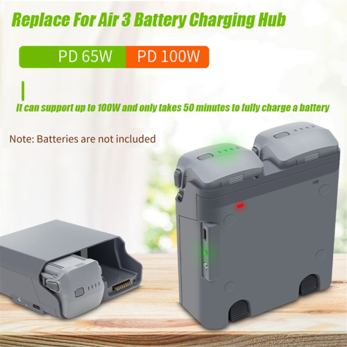 Chargeur bidirectionnel de remplacement pour Air 3, compatible avec la norme PD. 1