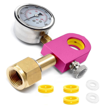 Adapter szybkiego napełniania CO2 W21.8-14 do butli CO2 Art Soda Pink