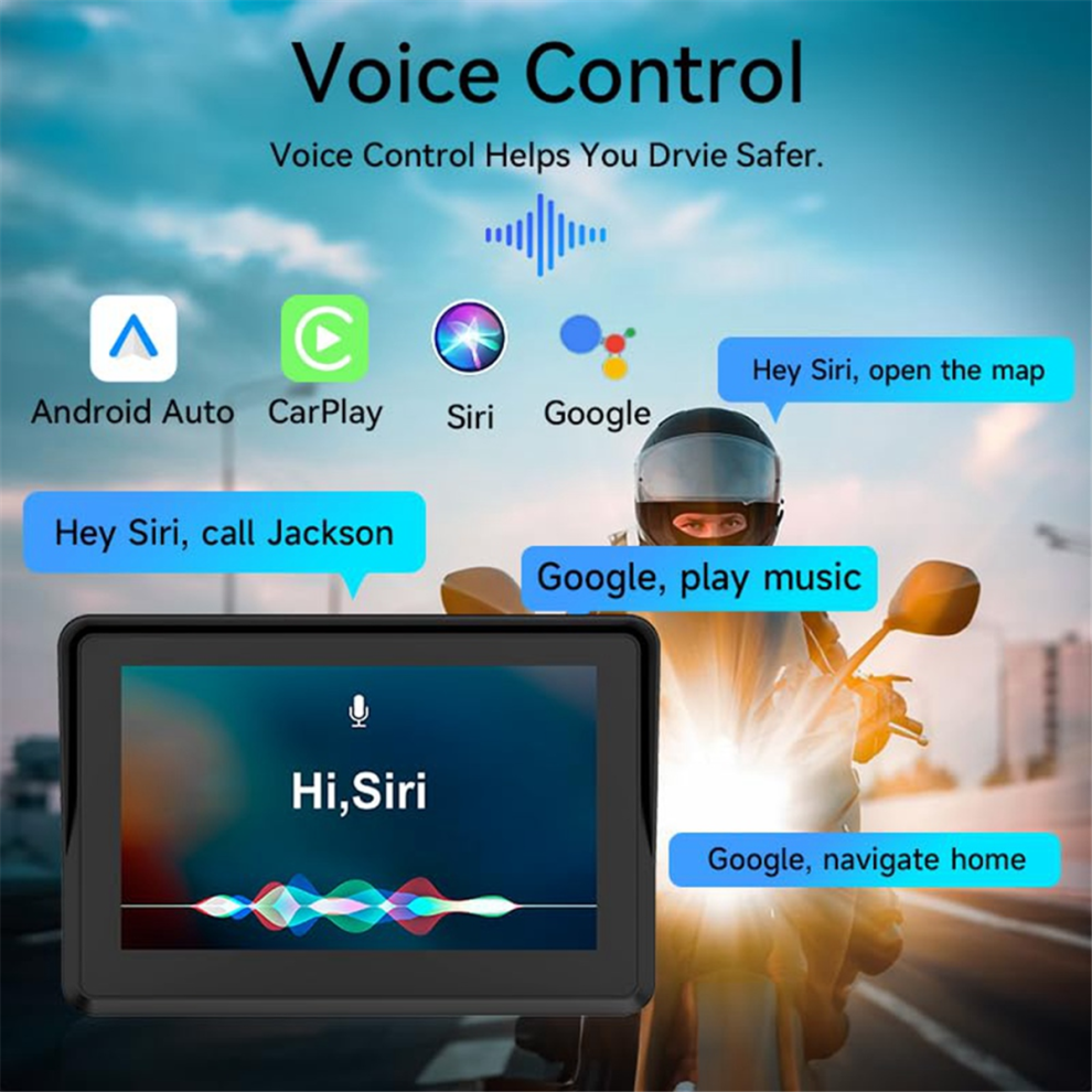 Motorcycle Gps Carplay Touchscreen, Wireless Carplay & Android 4713228679854