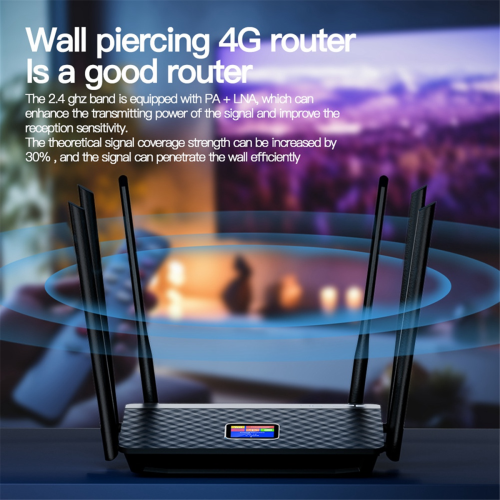 Ασύρματο μόντεμ δικτύου LTE Hotspot Υποδοχή κάρτας SIM Μαύρο βύσμα EU 2
