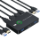 USB3.0 KVM Switch Selector for 2 Computer Sharing Mouse to 1 Monitor 4