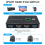 USB3.0 KVM Switch Selector for 2 Computer Sharing Mouse to 1 Monitor 6