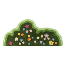 Living Room Carpet Plants Flower Bedroom Rug Area Floor Pad Mat, B