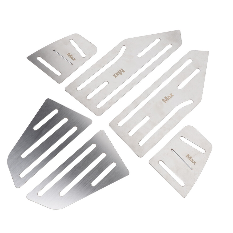 6Pcs Aluminum Motorcycle Foot Peg Set For Sr4max & Lx350t, Stable & Comfortable 7891333724083