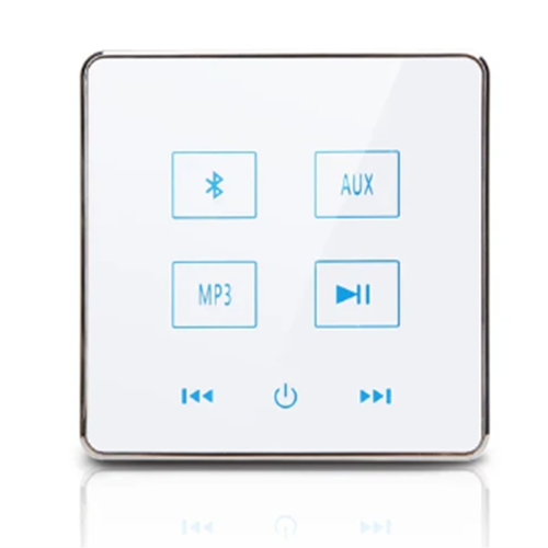 Home Theater Bluetooth Wall Amplifier Support USB TF Card(White)
