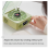 New Retro Alarm Clock Record Player Portable Subwoofer White 7
