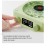 New Retro Alarm Clock Record Player Portable Subwoofer White 6