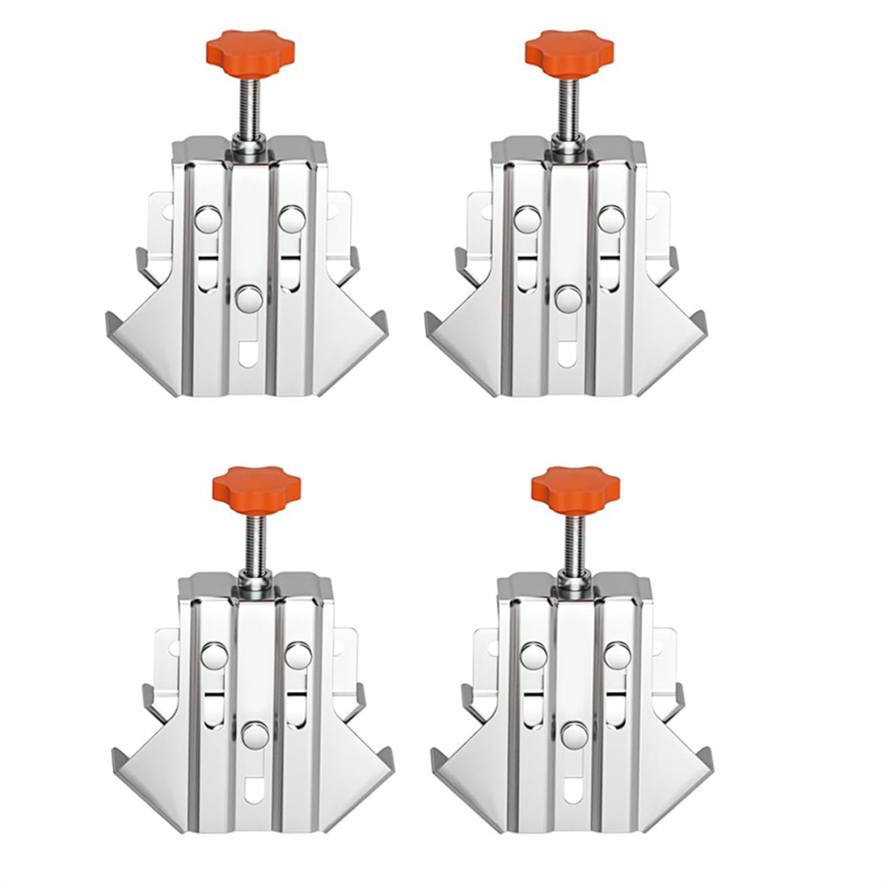 Stainless Steel Right Angle Clamp For Woodworking,With Adjustable 4Pc 4713228684711