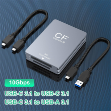 2 in 1 CFexpress Type B SD Card Reader CFexpress Reader USB3.2 10Gbps
