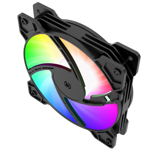 Conjunto de 10 ventoinhas de 12 cm para resfriamento de gabinete com interface de 4 pinos. 2