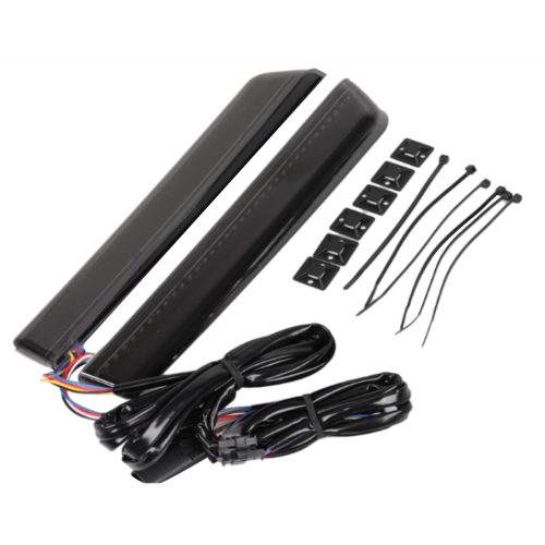 1Pair Smoked LED Saddlebag Side Marker Light for Touring 14-24
