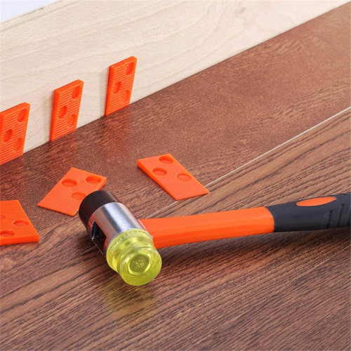 Κιτ εγκατάστασης ξύλινου δαπέδου laminate, διαχωριστικά, μπλοκ σπειρώματος, 43 τεμάχια 1