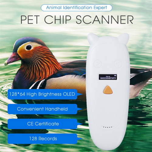 134.2kHz Animal RFID Reader 125kHz Pet ID Reader Rechargeable 2