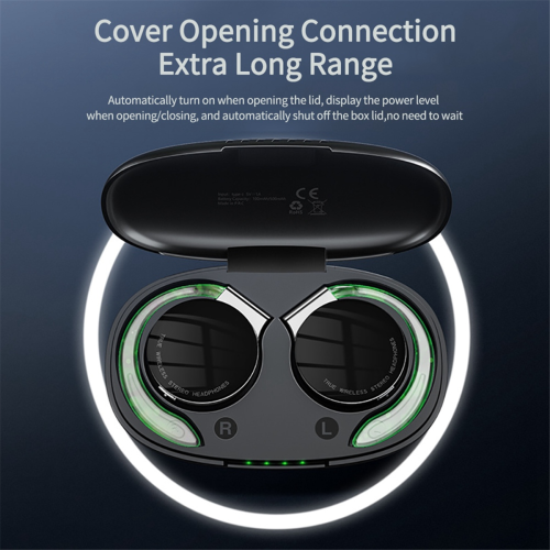 F2 Wireless Bluetooth Headset Over-Ear Sports Headset -Black 1