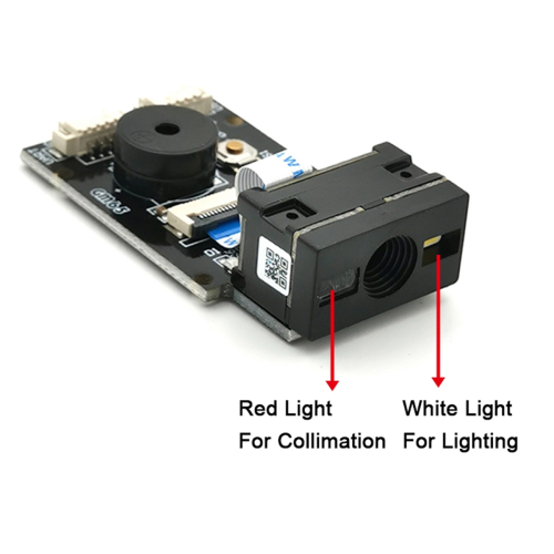 Leitor de código de barras GM65 USB com fio, para códigos de barras 1D e 2D.