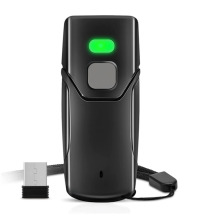 Leitor de código de barras 1D sem fio, mini scanner Bluetooth