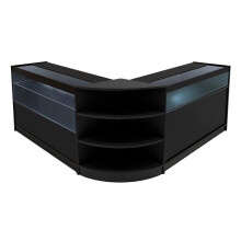 Harmonia LED Winkel Toonbank Set B1200, C1200 & LM60 - Zwart