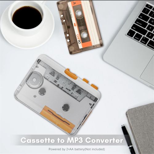 Convertisseur de cassettes audio USB vers MP3/CD via USB compatible avec les ordinateurs portables 2