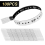 Pacote com 100 pulseiras VIP de tecido para eventos e festas (prateadas) 4