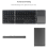 Teclado Bluetooth para iOS/Android/Tablet Teclado Plateado 5