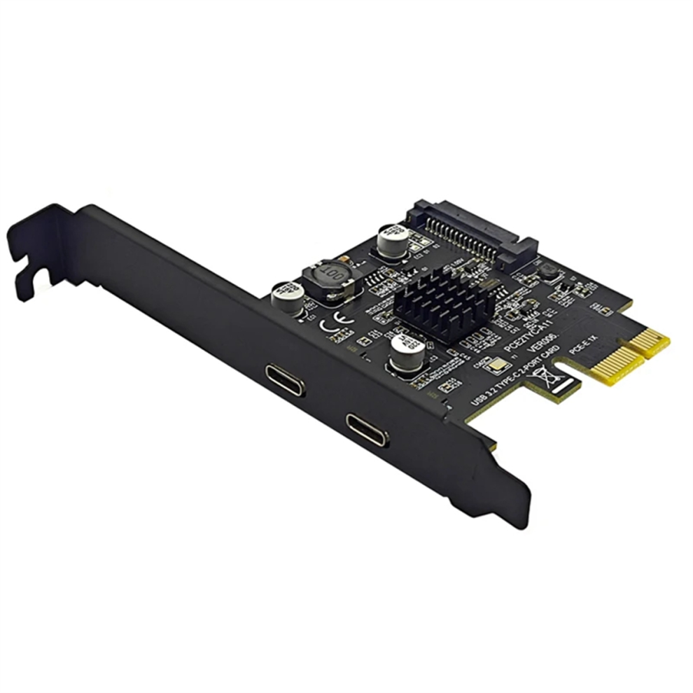 2Port Pcie Card Pci Express 3.0 X1 To Dual Usb Expansion Card 4713228661293