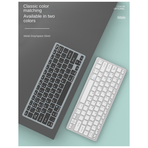 Wireless Keyboard and Mouse Kit for IOS/Android/ Gray 2
