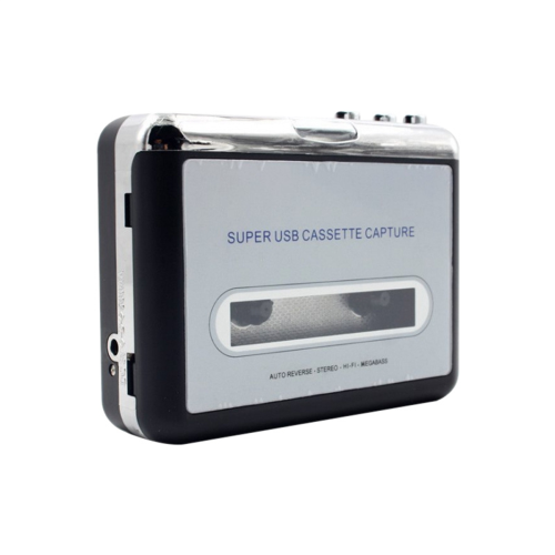 Lecteur de cassettes portable USB, convertisseur audio cassette vers MP3