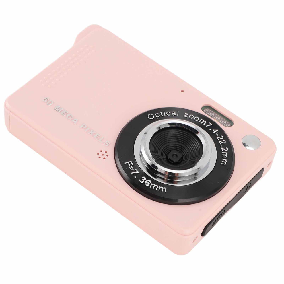 50Mp 1080P Digital Camera For Teens 16X Zoom 2.8 Inches Pink 8771333724247