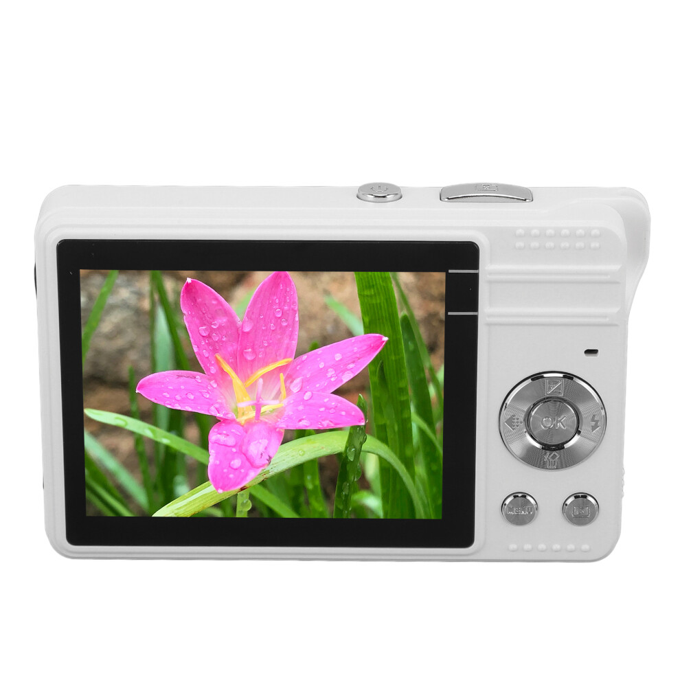 50Mp 1080P Hd Digital Camera For Teens, 2.8" Tft, 16X Zoom, White 7901333724294