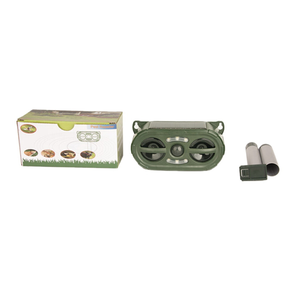 Solar Animal Repellent Ultrasonic Outdoor,Waterproof-image-OPC-PJCHMJB-NEW