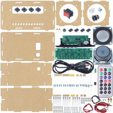 DIY Bluetooth Speaker Kit USB Mini Home Sound Amplifier(Black)