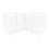 Comptoir de Ventes Verouillables MDF Blanc LED Ensemble Harmonia B900 C900 LM60 3