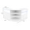 Comptoir de Ventes Verouillables MDF Blanc LED Ensemble Harmonia B900 C900 LM60 4