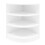 Comptoir de Ventes Verouillables MDF Blanc LED Ensemble Harmonia B900 C900 LM60 6