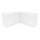 Comptoir de Vente Verouillable MDF Blanc LED Ensemble Harmonia B1200 C1200 LM60 3