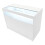 Comptoir de Vente Verouillable MDF Blanc LED Ensemble Harmonia B1200 C1200 LM60 5