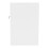 Comptoir de Vente Verouillable MDF Blanc LED Ensemble Harmonia B1200 C1200 LM60 8