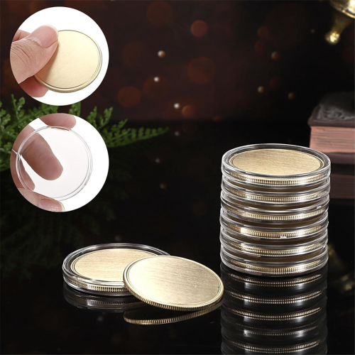 15 pezzi grezzi per incisione laser, oro 2