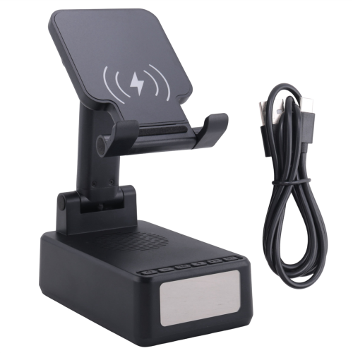 vertical folding audio Bluetooth speaker with mobile phone holder
