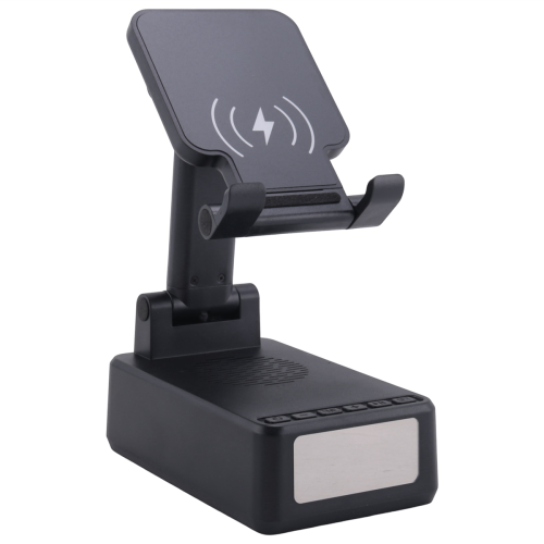 vertical folding audio Bluetooth speaker with mobile phone holder 2