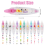 12Pcs Decor Tape Pen, Type Decorative Pen Correction Tape Pen 2