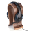 Soporte de madera para auriculares supraurales en forma de U 4