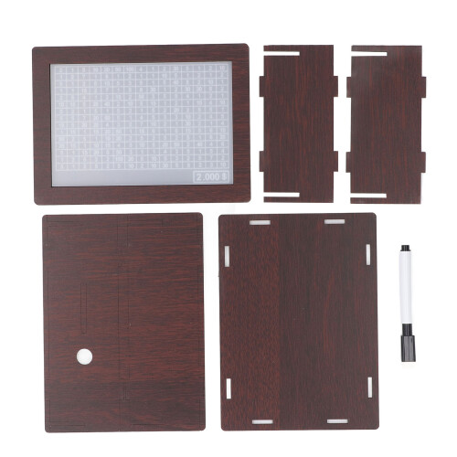 MoneySavingBoxC 2000D 20,1  7,6  14,5 cm dunkelbraun 1