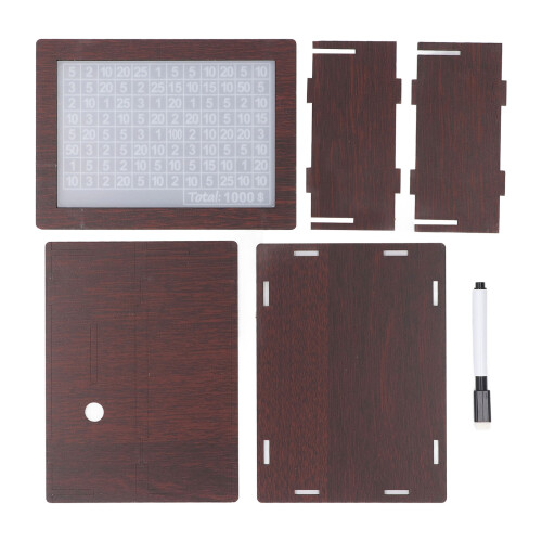 SavingBox-Counter-1000$-Marron foncé-20.1x7.6x14.5cm 1