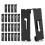 24Pcs Gridwall Hooks Hangers,Grid Panel Hooks Grid Wall Hook Black 1