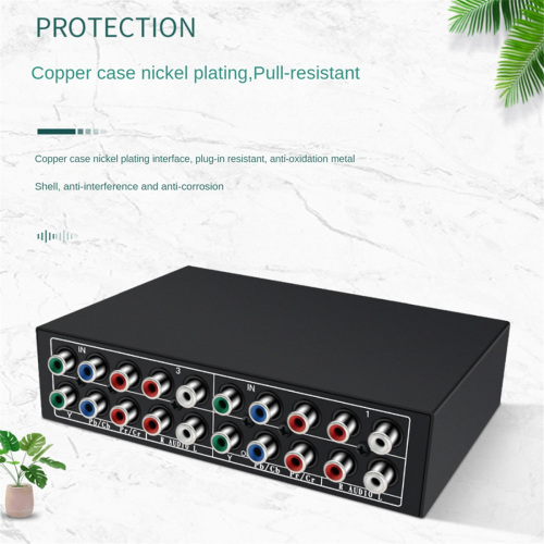 3 κανάλια 5 Ypbpr RGB Component Selector AV Switcher 2
