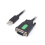 Kabel szeregowy USB do RS232, USB typu A do DB9 żeński 5