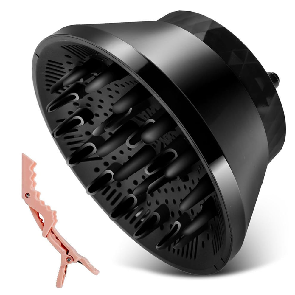 Hair Dryer Diffuser Universal Hair Diffuser Attachment With clip