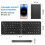 Wireless Keyboard (Sync Up to 3 Devices), for Android ,Black 2